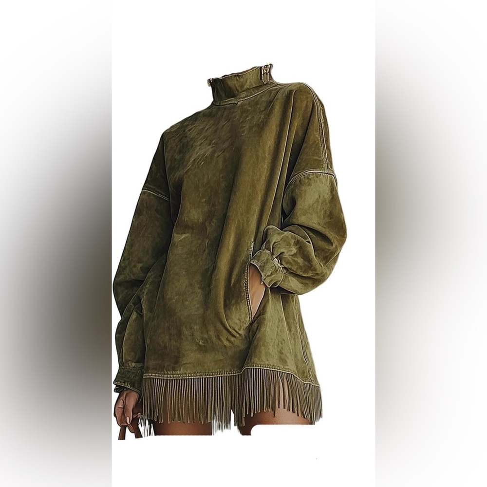 Olive Green Oversized dress